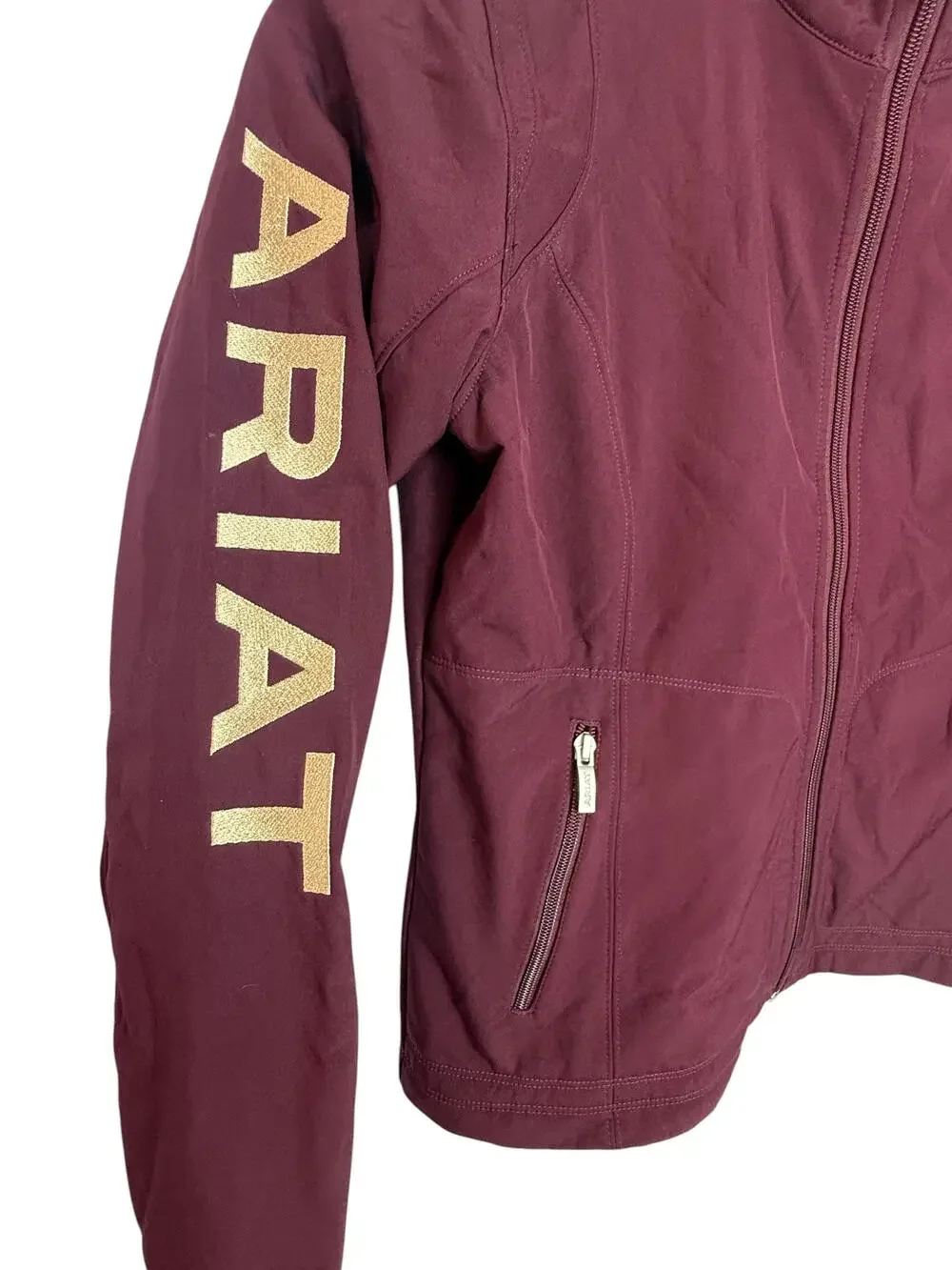 Ariat Jacket Womens Large Red AriatTEK Softshell Full Zip Riding Outdoor